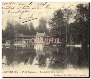 Old Postcard Versailles Petit Trianon The House Of The Lord