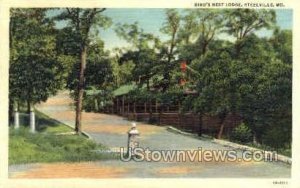 The Bird's Nest Lodge - Steelville, Missouri MO Postcard