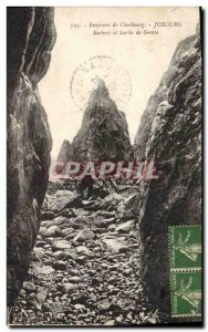 Old Postcard Jobourg Cherbourg surroundings Rocks and output cave
