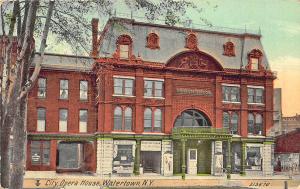 Watertown NY City Opera House Dorr's Ice Cream Movie Posters Postcard