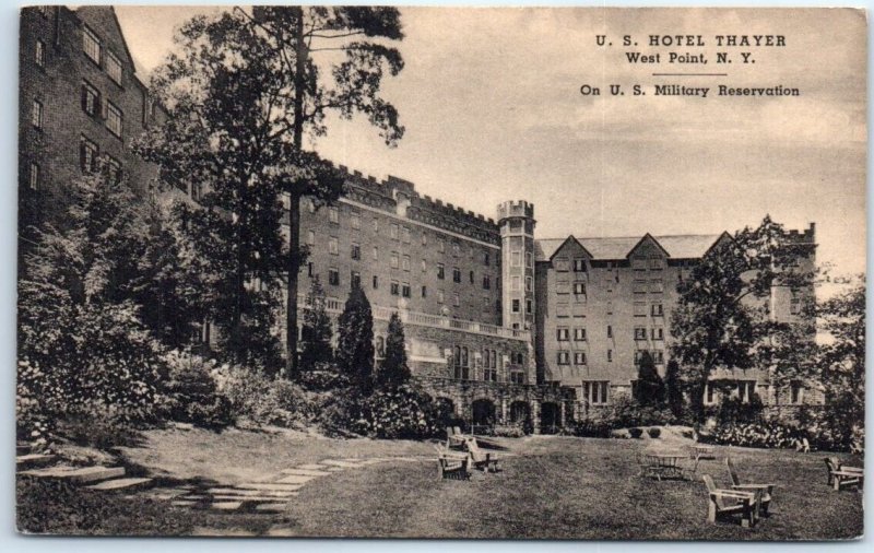 Postcard - U. S. Hotel Thayer, On U. S. Military Reservation - West Point, N. Y.
