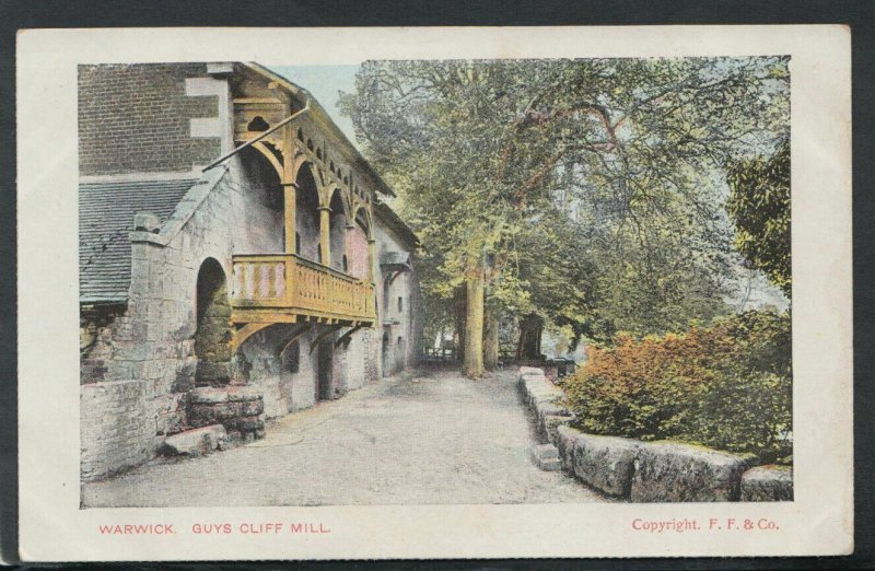 Warwickshire Postcard - Warwick - Guys Cliff Mill      RS14386