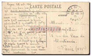 Old Postcard Lyon L & # 39Entree of Tete Park d & # 39Or and the Monument to ...