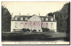 Old Postcard Berniers Sur Mer Le Manoir