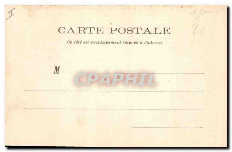 Postcard Old Chateau Bonaguil