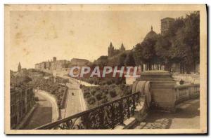Old Postcard Angouleme Remparts