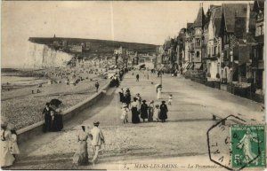 CPA MERS-les-BAINS La Promenade (806498)