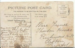 Genealogy Postcard - James - Richmond Hill - Clifton - Bristol - 3305A