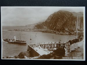 Devon ILFRACOMBE Paddle Steamer Arriving - Old RP Postcard by J. Welch & Sons