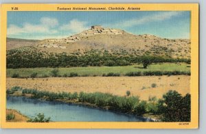 Tuzigoot National Monument Clarkdale Y-35 Verde River Arizona Postcard