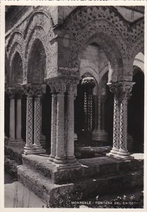 Italy Monreale Fontana del Chiostro Real Photo