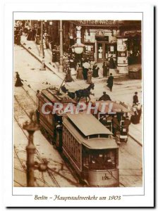 Postcard Modern Berlin - Hauptstadtverkehr um 1903