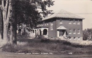 Maine Albion Besse High School Real Photo RPPC