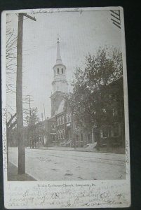Trinity Lutheran Church Lancaster PA 1906 Pub Metropolitan News  Co UDB