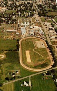 Illinois Princeton Bureau County Fair Aerial View