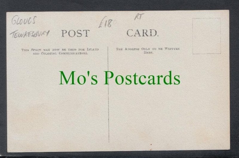 Gloucestershire Postcard - Church Parade, Tewkesbury SW4680