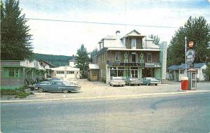 Province Quebec Monte Ste-Rose Drive-In Restaurant Coca Cola Machine Postcard