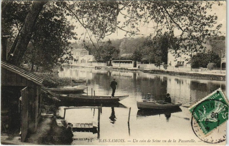 CPA Samois Un coin de Seine FRANCE (1101223)