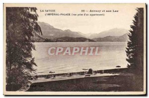 Old Postcard Savoy Lake Annecy and the Imperial Palace