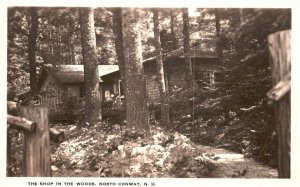 Vintage Postcard 1920's The Shop in the Woods North Conway NH New Hampshire