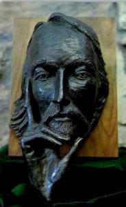 Robert Lewis Stevenson Mask Sculpture