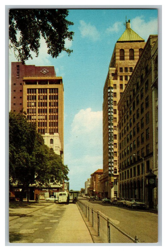 Postcard AL Looking North St Joseph Street Mobile Alabama Vtg Standard View Card 