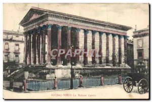 Old Postcard Nimes La Maison Carree