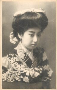 Japan culture & ethnicity Japanese Asian beauty ethnic girl portrait postcard