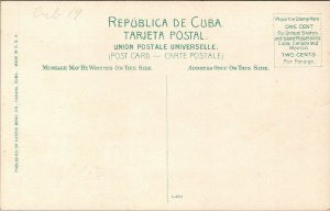 Vtg Havana Cuba Indian Park Parque de la India Monument 1910s Postcard