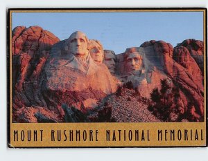 Postcard Mount Rushmore National Memorial, Keystone, South Dakota