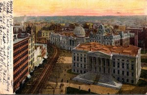 New York City City hall Square 1907