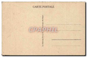 Old Postcard Drying tobacco in Alsace (trades)