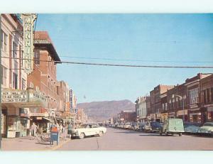 Unused 1950's MANRING THEATER & HARDWARE STORE & SHOPS Middlesboro KY t4168@