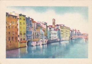 Homes along the River Arno - Florence, Italy - Firenze