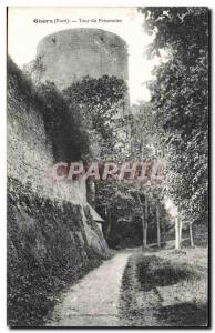 Old Postcard Gisors Tour prisoner