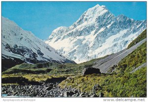 New Zealand Mount Cook From Hooker River