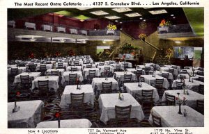 Los Angeles, California - The Ontra Cafeteria on S. Crenshaw Blvd - c1930