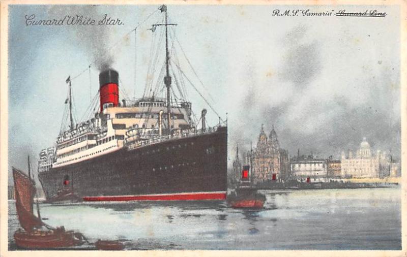 Cunard White Star, RMS Samaria Ship Unused 