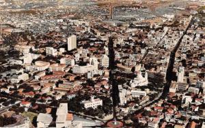 Dakar Senegal Africa Aerial View Tinted Real Photo Antique Postcard J67776