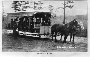 Trolley & Horses - Fryeburg, Maine ME  