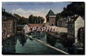 Postcard Old Luxembourg Faubourg Flattental