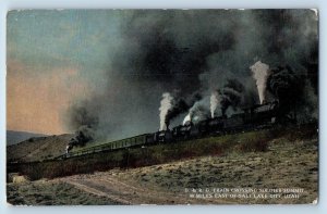 Lake City Utah UT Postcard D. & R. G. Train Crossing Soldier Summit  Train 1918