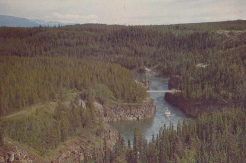 Miles Canyon Whitehorse Yukon Canada Canadian Postcard