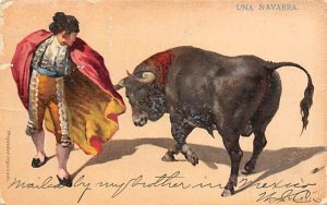 Una Navarra Tarjeta Postal Bullfighting 1910 