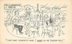 Postcard New York Long Island 1940s McCarthy's in Paradise artist  22-13831