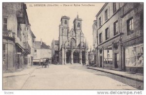 Semur , France , 00-10s ; Place et Eglise Notre-Dame