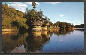 Wisconsin, Lower Dells - Ink Stand Rocky Island - [WI-135]