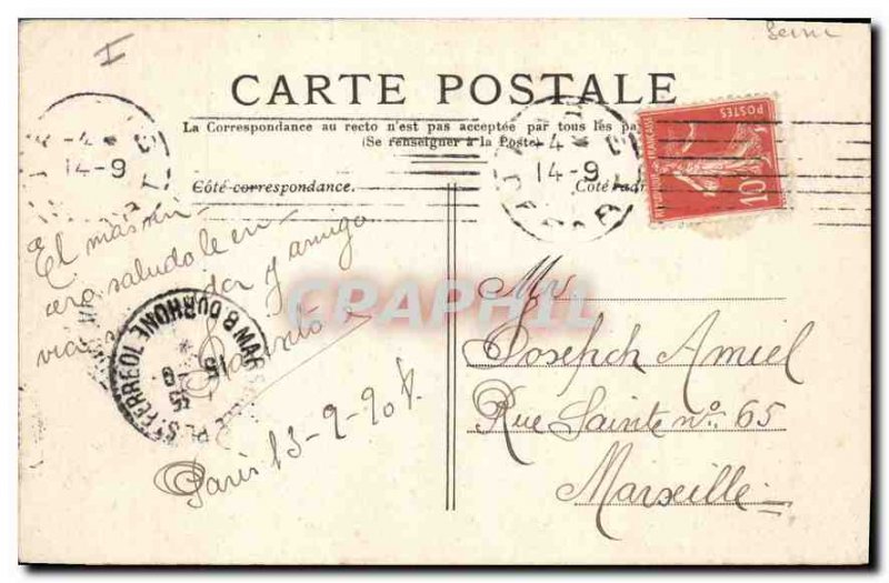 Postcard Old Paris Pont Alexandre III