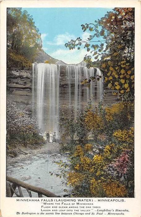 11742   Minnehaha Falls   ( Burlington Route)