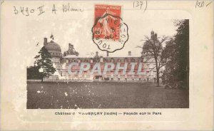 Old Postcard Chateau de Valencay (Indre) Facade of the Park